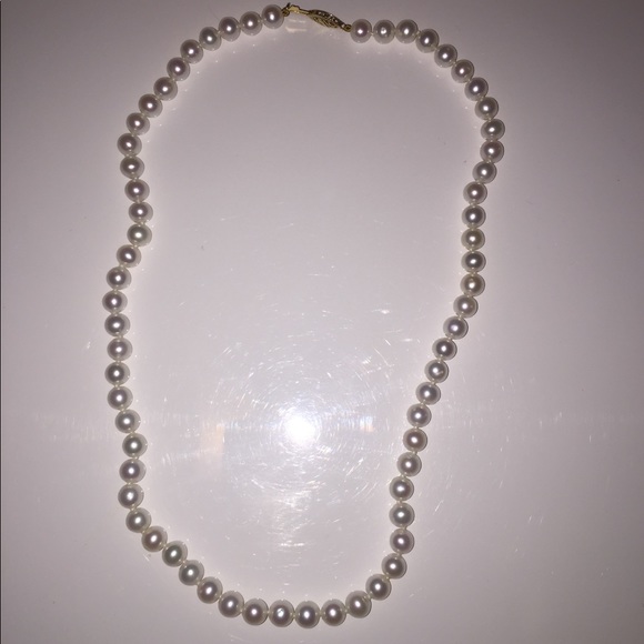 SOLD - Genuine pearl necklace - Picture 2 of 4